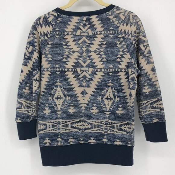 Denim&Supply Ralph Lauren blue Aztec print jumper - Picture 2 of 14